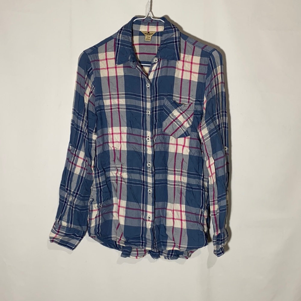 Woolrich Blue Stripe Top Size Small